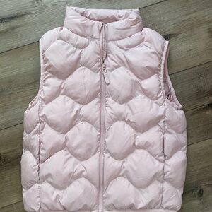 Uniqlo Light Pink Quilted Vest